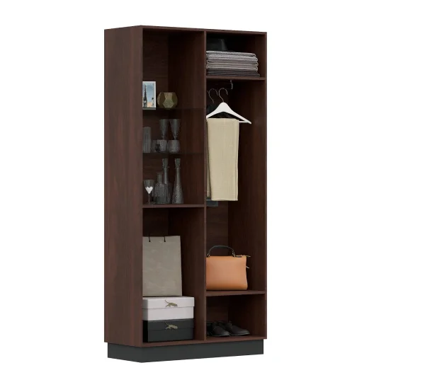 Шкаф со стеклом высокий Магнолия орех