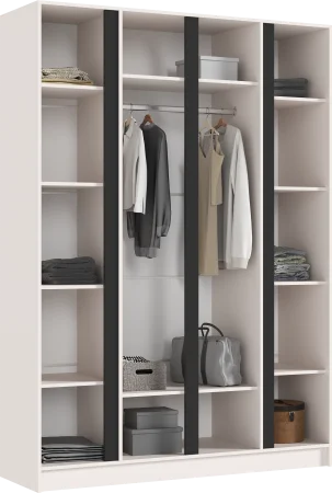 Шкаф 4-х створчатый Келвин 1600 кашемир