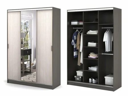 Шкаф-купе Альянс 1.5 венге/дуб белфорт