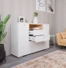 Комод Ланс К303 белый/дуб бунратти