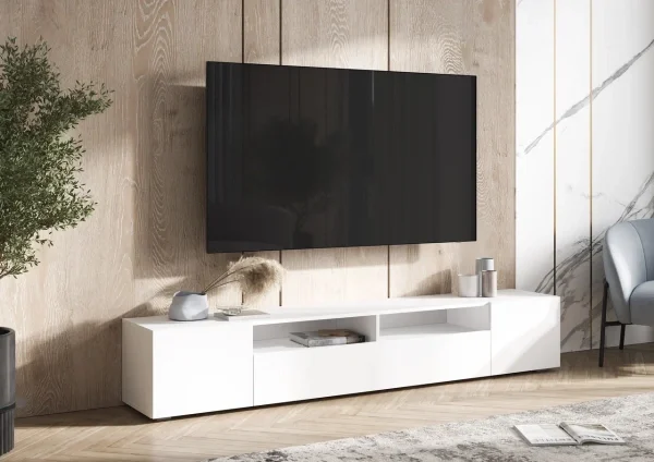 Тумба под ТВ Сити белый