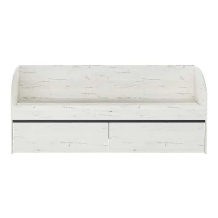 Кровать-софа Гретта дуб крафт белый/антрацит