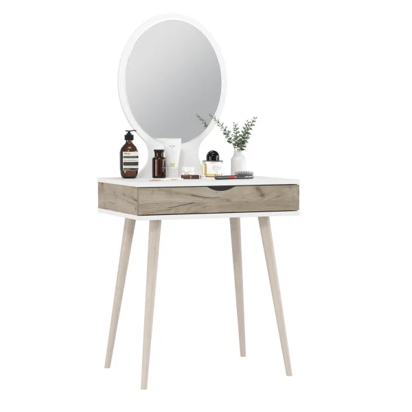 Трюмо 4-25912 белый/дуб крафт серый Трюмо 4-25912 белый/дуб крафт серый