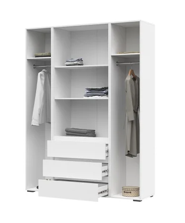 Шкаф 4-х створчатый Хелен ШК-05 белый Шкаф 4-х створчатый Хелен ШК-05 белый