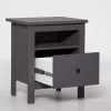 Тумба прикроватная Сага серая
