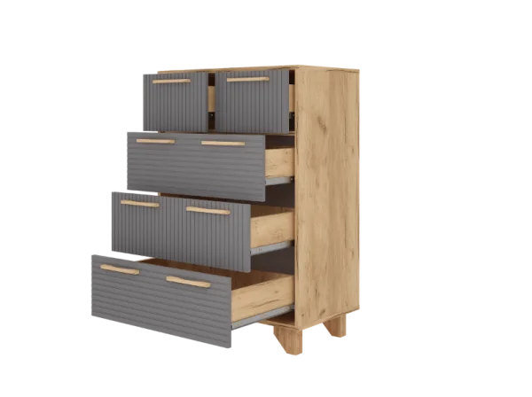 Комод Ньерд 700.5 дуб вотан/черника Комод Ньерд 700.5 дуб вотан/черника