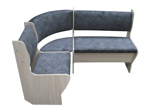 Комплект Аленка 5 ясень шимо светлый/велюр серый Комплект Аленка 5 ясень шимо светлый/велюр серый