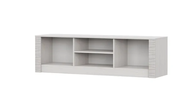 Тумба для телевидеоаппаратуры Гамма-20 (1600) ясень анкор светлый/сандал светлый