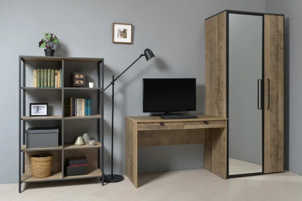 Стеллаж Трувор 13.151.02 дуб гранж песочный/интра