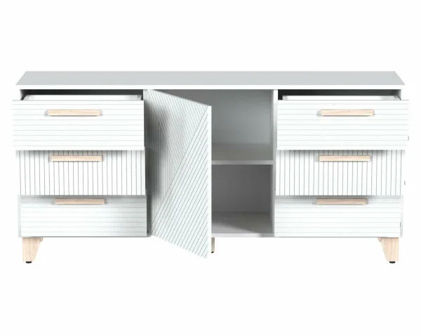 Комод Копенгаген белый/белый матовый Комод Копенгаген белый/белый матовый