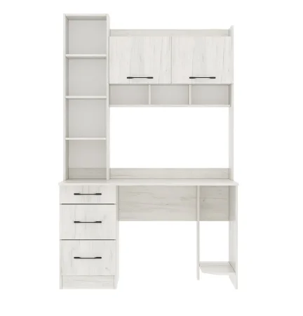 Стол компьютерный ПКС-5 дуб крафт белый