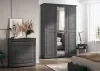 Шкаф 3-х створчатый Престиж-1 графит