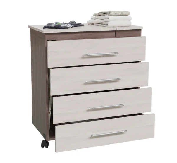 Комод с гладильной доской 4-44300 бодега тёмный/бодега светлый Комод с гладильной доской 4-44300 бодега тёмный/бодега светлый