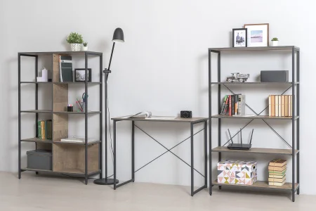 Стеллаж Трувор 13.151.01 дуб гранж песочный/интра