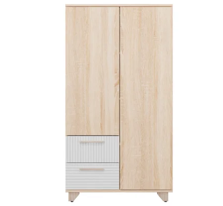 Стеллаж Копенгаген без стекла дуб сонома/белый матовый