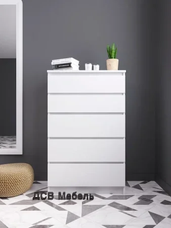 Комод высокий Мори МК 700.5 белый Комод высокий Мори МК 700.5 белый