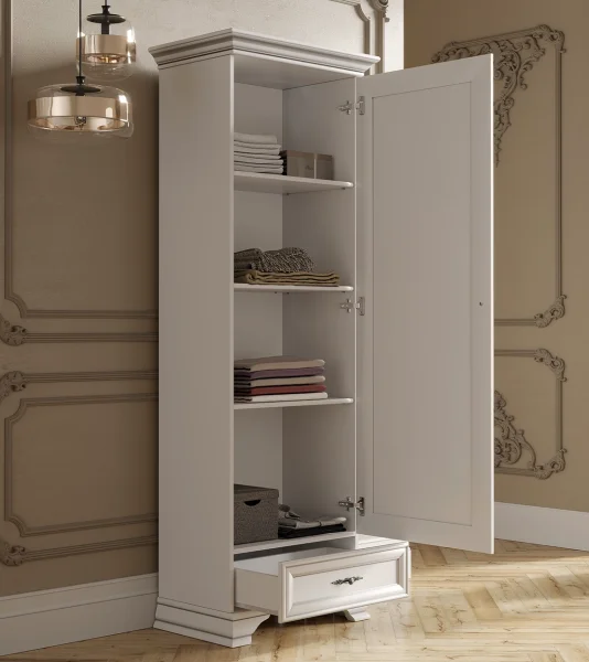 Шкаф Кентаки REG1D1S белый