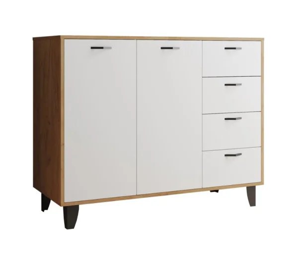 Комод Катрин-12 дуб крафт золотой/белый Комод Катрин-12 дуб крафт золотой/белый