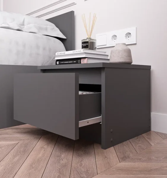 Тумба прикроватная Мори ТПМ 400.1 графит Тумба прикроватная Мори ТПМ 400.1 графит