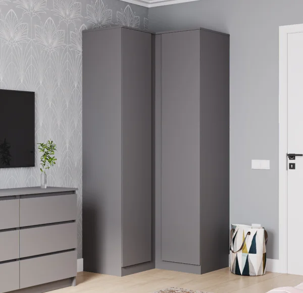 Шкаф угловой Мори МШУ 960.1 графит Шкаф угловой Мори МШУ 960.1 графит