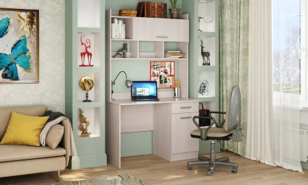 Стол компьютерный ПКС-2 анкор светлый