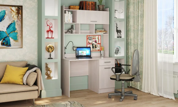 Стол компьютерный ПКС-2 анкор светлый