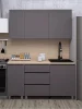 Кухонный гарнитур Денвер 1,6 м графит