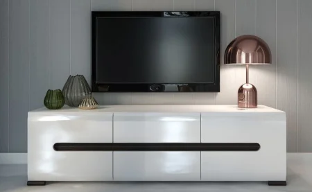 Тумба Ацтека RTV2D2S/4/15 белый глянец