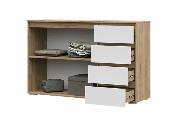 Комод Хелен КМ-06 дуб крафт золото/белый Комод Хелен КМ-06 дуб крафт золото/белый