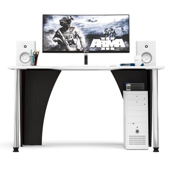 Стол для геймера СК-2 венге/кромка белая