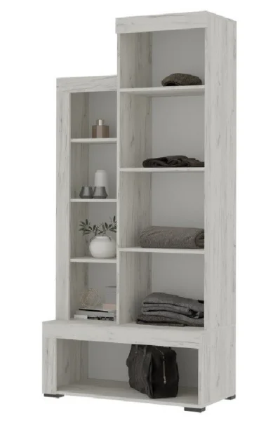 Стеллаж Гранд 01 дуб крафт белый Стеллаж Гранд 01 дуб крафт белый