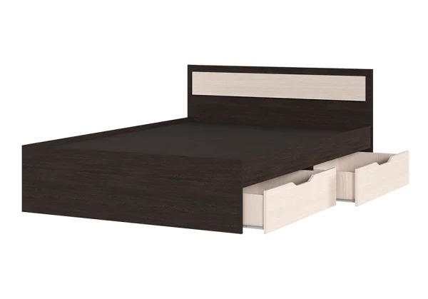 Кровать Гармония с ящиками венге/белфорт Кровать Гармония с ящиками венге/белфорт