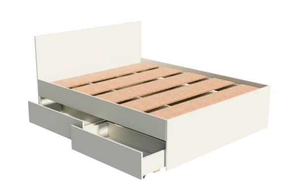 Кровать с ящиками Мори КРМЯ 1600.1 сатин Кровать с ящиками Мори КРМЯ 1600.1 сатин