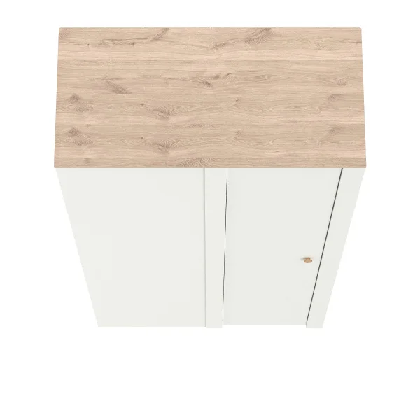 Шкаф угловой Джастин 13.229 белый шагрень/дуб белый Шкаф угловой Джастин 13.229 белый шагрень/дуб белый