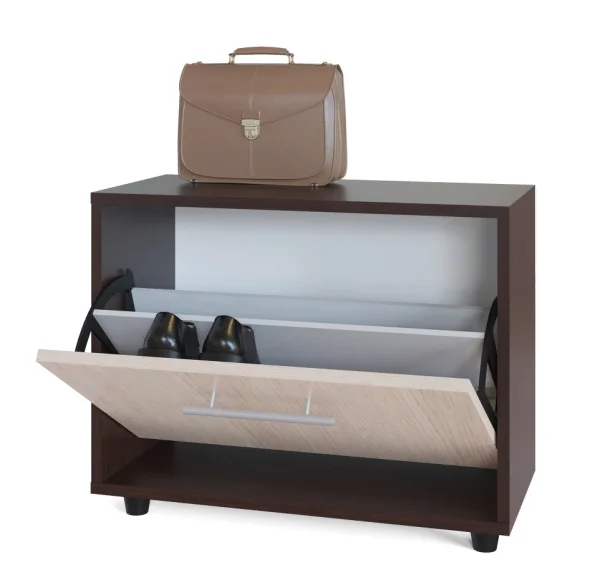 Тумба для обуви ТП-1 венге/дуб беленый Тумба для обуви ТП-1 венге/дуб беленый