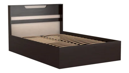 Кровать Юнона-комби с подъемным механизмом венге/дуб молочный