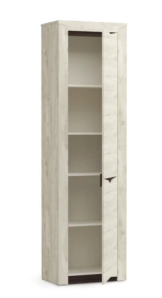 Шкаф-пенал 33.14 Лючия бетон пайн белый