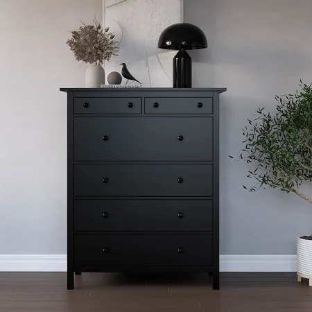 Комод 6 ящиков Кымор черный