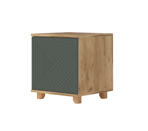 Тумба прикроватная Ньерд 1 створка дуб вотан/можжевельник Тумба прикроватная Ньерд 1 створка дуб вотан/можжевельник