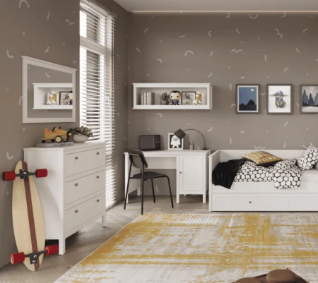 Стол письменный Ева (Хельга) BIU/120 белый