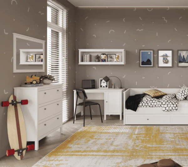 Стол письменный Ева (Хельга) BIU/120 белый