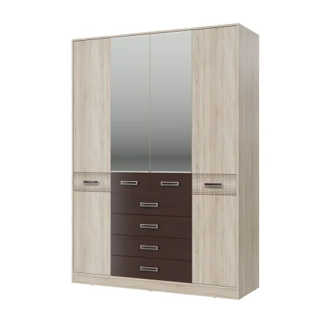 Шкаф Румба 4-4817 дуб сонома/венге