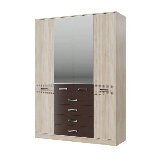 Шкаф Румба 4-4817 дуб сонома/венге