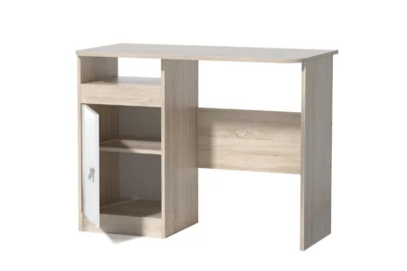 Стол письменный Галактика дуб сонома/белый глянец