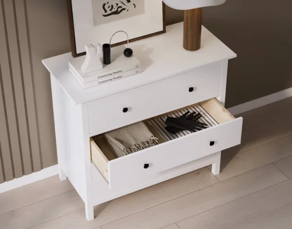 Комод 3 ящика Кымор белый Комод 3 ящика Кымор белый