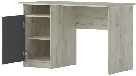 Стол письменный ПКС-12 дуб крафт белый/антрацит