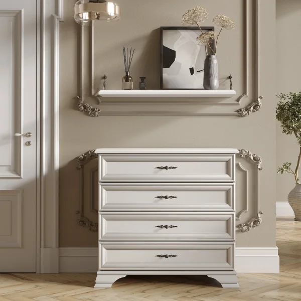 Комод Кентаки KOM4S белый Комод Кентаки KOM4S белый