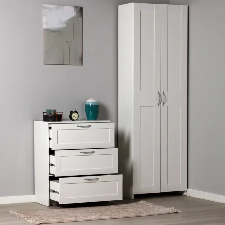 Комод Сириус 3 ящика белый