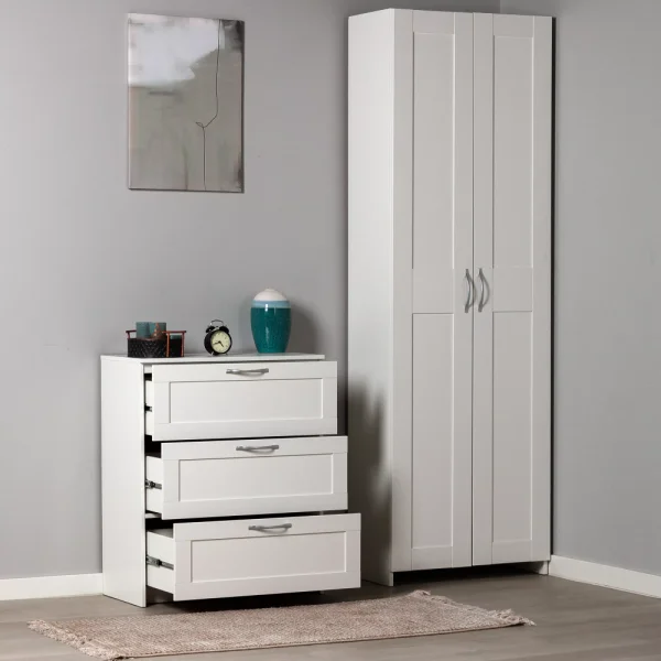 Комод Сириус 3 ящика белый Комод Сириус 3 ящика белый