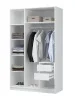 Шкаф 3-х створчатый Лион ШК-02 с антресолью АН-02 белый